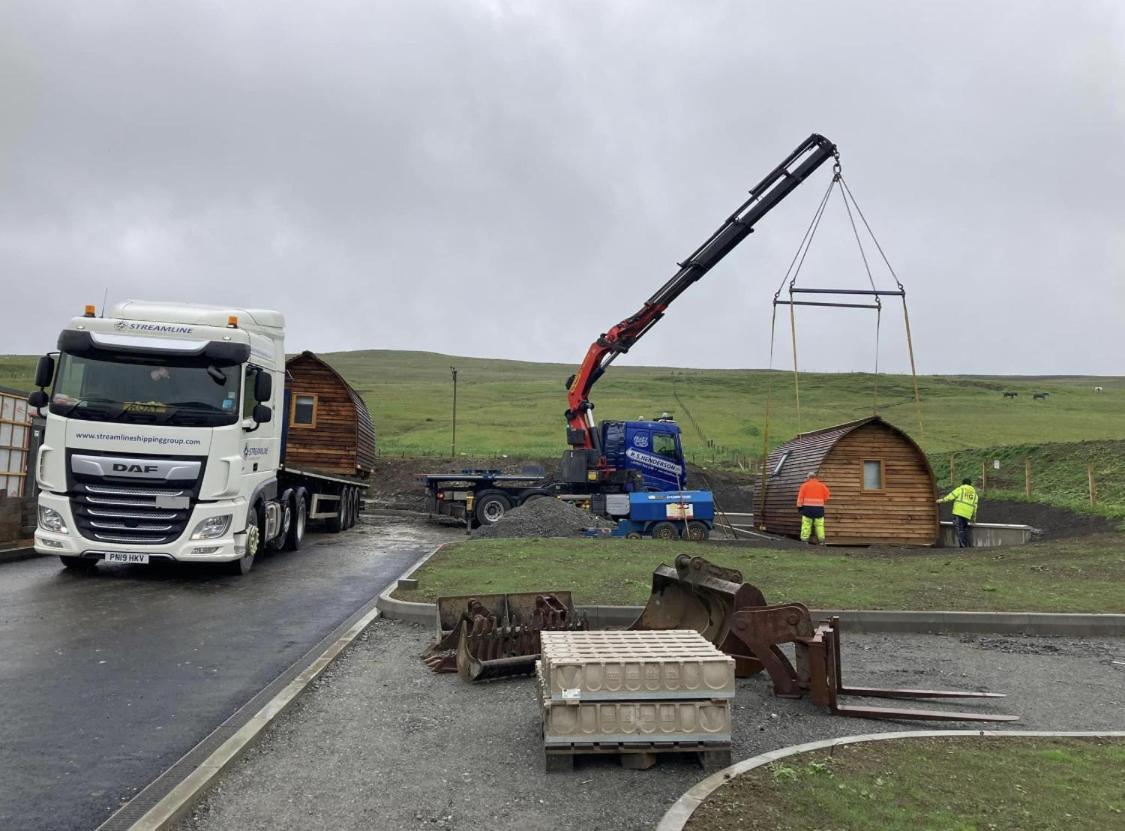 Scalloway Caravan Park Экстерьер фото